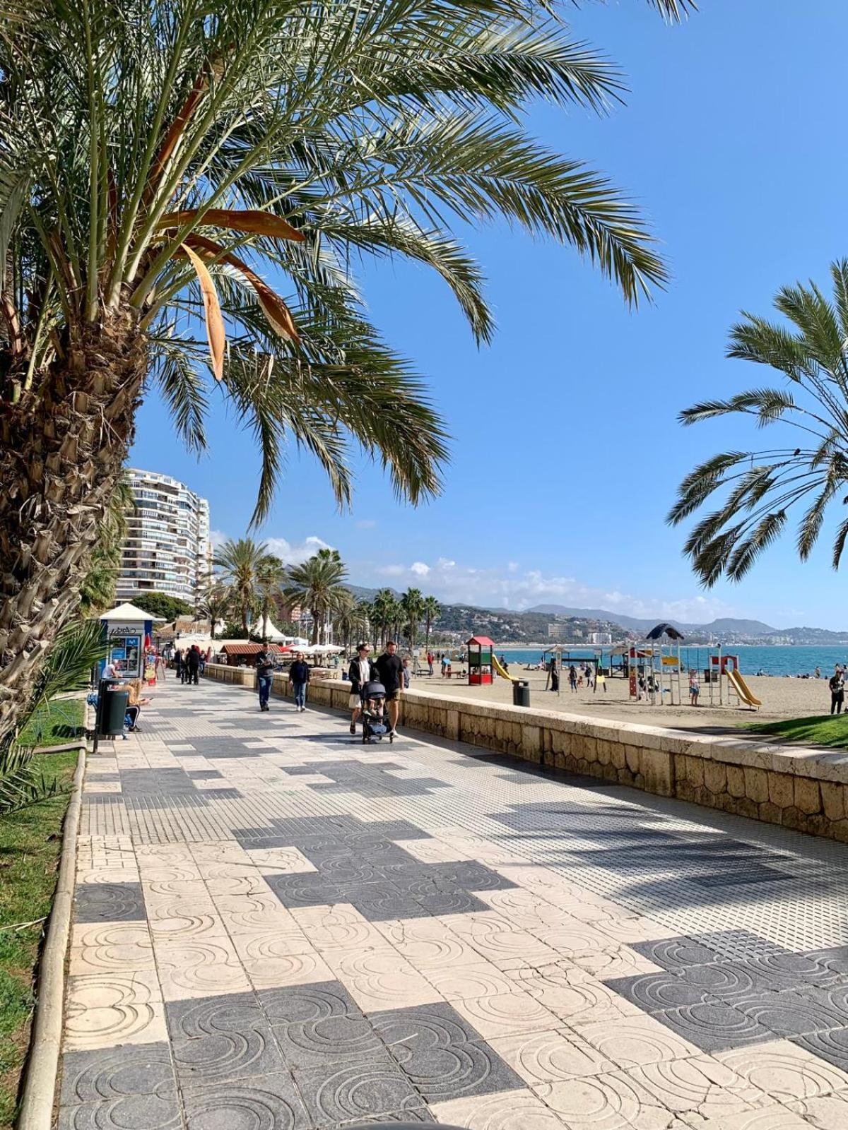 Estudio En Playa La Malagueta Málaga Kültér fotó